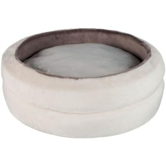 Лежанка для собак Trixie Bett Levi, діаметр 45 см, кремово-сіра (L)