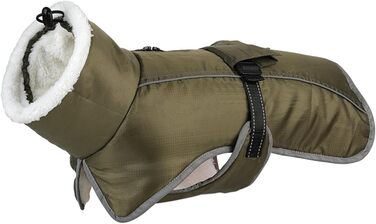 Теплий зимовий пуховик для собак - утеплений, на блискавці, для малих та середніх порід, як ізоляція від холоду (F, One Size)