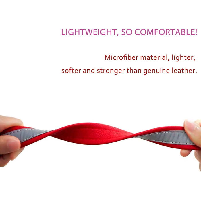 Yonsbox Персоналізоване світловідбиваче відбиваче для собак та котів – Легке, міцне мікрофіброве ошийник з гравіюванням, тихим ID-значком та світловідбиваючою строчкою безпеки – 6 розмірів (XS–XXL) Фіолетовий M: 29-38 см (підходить для 6-10 кг)