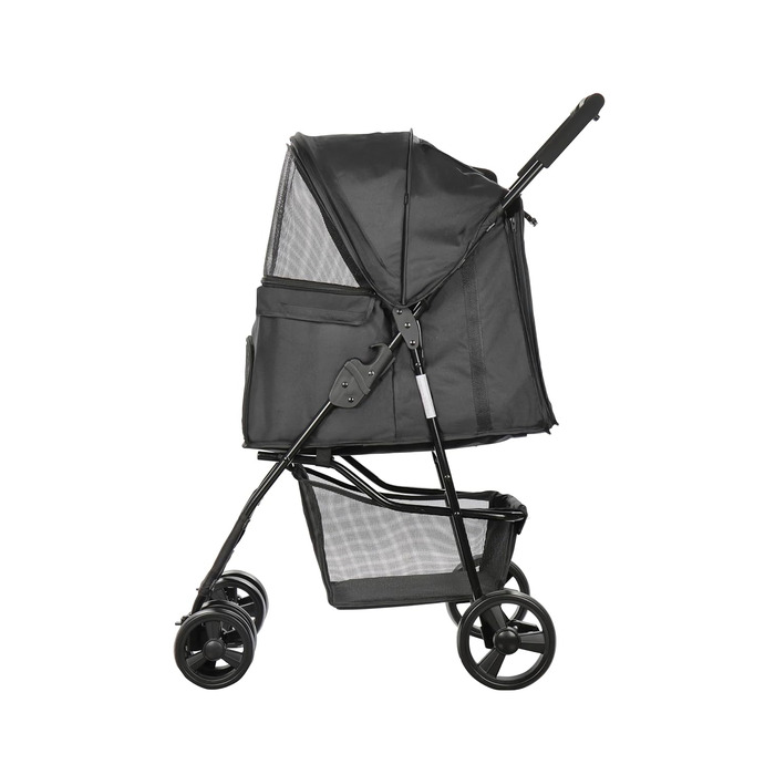 Візок для собак Сенна сірий (чорний)