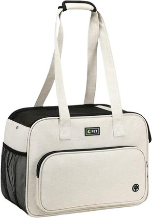 Дихаюча переноска для собак з регульованими ручками - зручна переноска для маленьких собак, для подорожей, прогулянок, пікніків, поїздок в авто