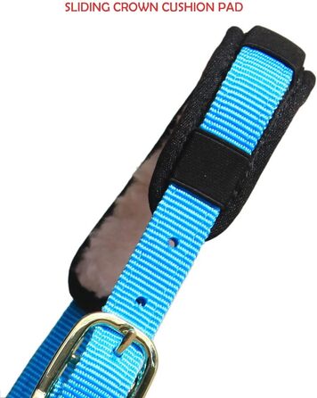 Теке Лонжера з флісовим наповнювачем, повідком та вуздечкою, чорний колір, розмір Cob (M)