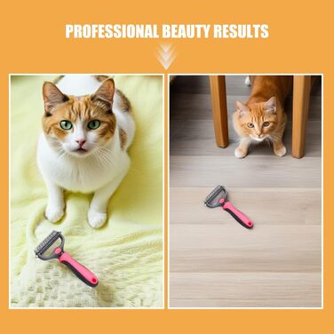 Набір гребінців для грумінгу тварин: видалення комах та розпушування шерсті для собак, кошенят та кішок