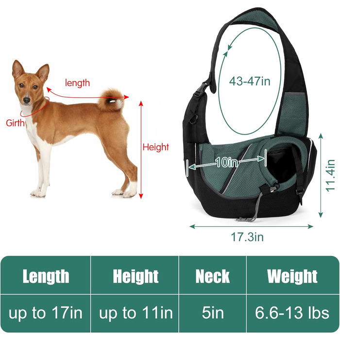 Сумка-слінг для собак NiCoLa: переноска для цуценят, чихуахуа, пуделів, бішон фрізе та котів. Ідеально для прогулянок, подорожей та відвідування ветеринара. Колір: сірий/чорний