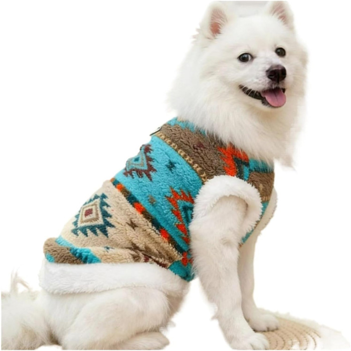 Теплий флісовий одяг для собак: свитер для цуценят, малого, середнього та великого розміру (4XL) Bpoetry