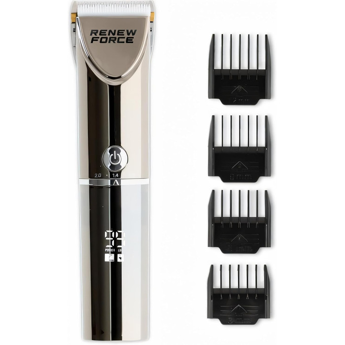 Електрична машинка для стрижки собак та котів Retoo з 4 насадками та регулюванням довжини