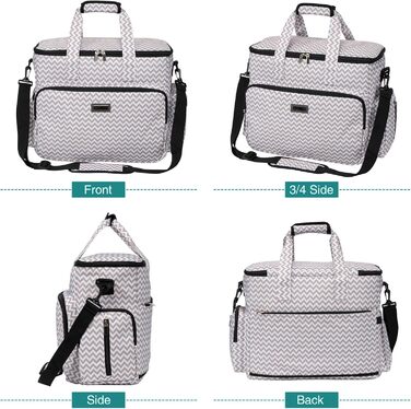 Сумка для подорожей з тваринами Baglher: набір для перевезення домашніх тварин з двома контейнерами для корму та складеними мисками
