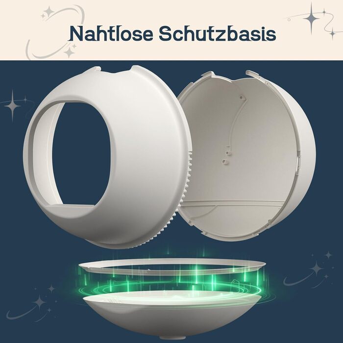 Автоматичний лоток для котів з самоочищенням 65л, 9 сенсорів, керування через додаток, захист від защемлення, для кількох котів, білий