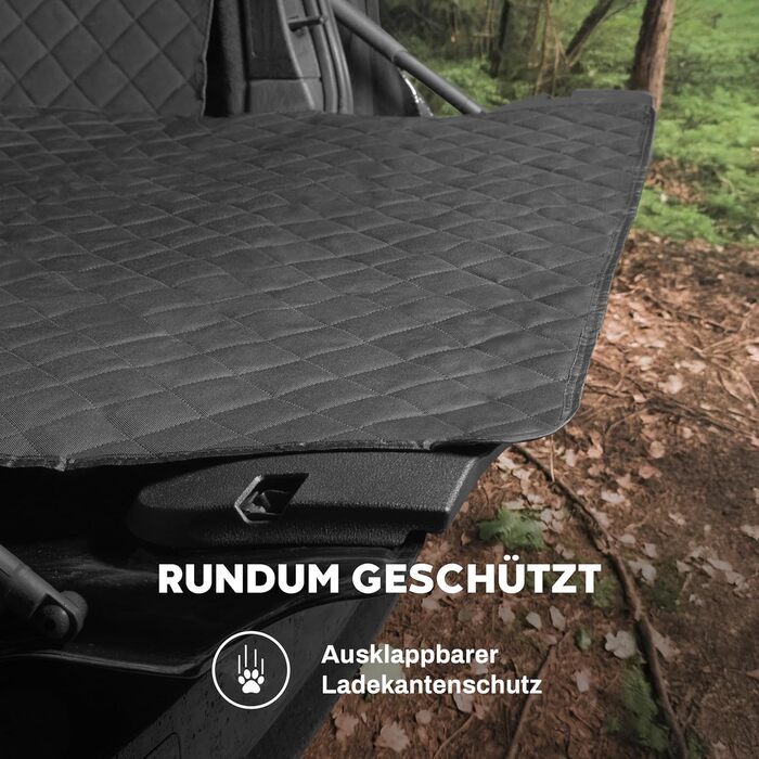 Захист для багажника автомобіля від бруду та подряпин для собак, водонепроникний, чорний, 174 x 190 см