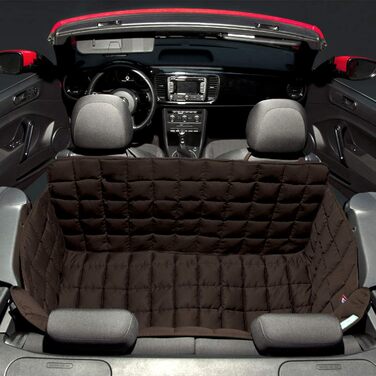 Захист для заднього сидіння автомобіля Doctor Bark Cabrio - водовідштовхувальний килимок для собак, коричневий, універсальний розмір, стійкий до подряпин