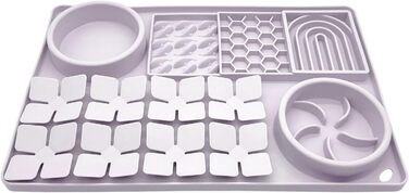 Миска для повільного годування, силіконовий килимок від протікання з присосками для собак та котів, килимок для нюхання, іграшка-головоломка для нудьгуючих цуценят, інтерактивна миска для повільного годування