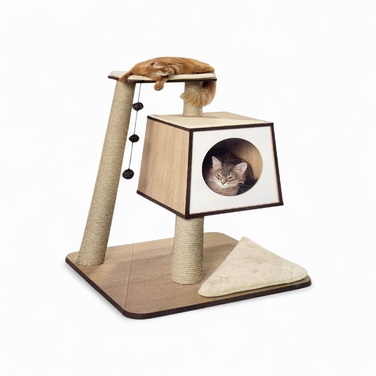 Великий ігровий комплекс-дряпалка для котів Zoofari 56/A20