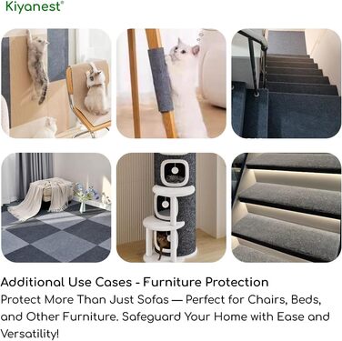 Котяче дряпальний борд - іграшка для котів. 2 розміри: 200x40 см та 30x100 см, чорний колір