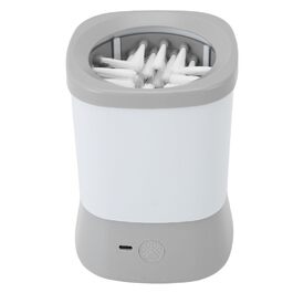 Електрична мийка для лап собак Fockety, автоматичний очищувач лап для цуценят, перезаряджається, білий, для собак та котів середніх розмірів