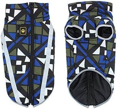 Теплий зимовий одяг для собак та котів: куртка, жилетка, комбінезон Idepet - теплий, вітронепроникний, з отвором для повідка