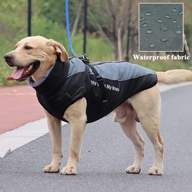 Водонепроникний зимовий одяг для собак - тепла куртка-жилет для собак середніх та великих порід, 2XL