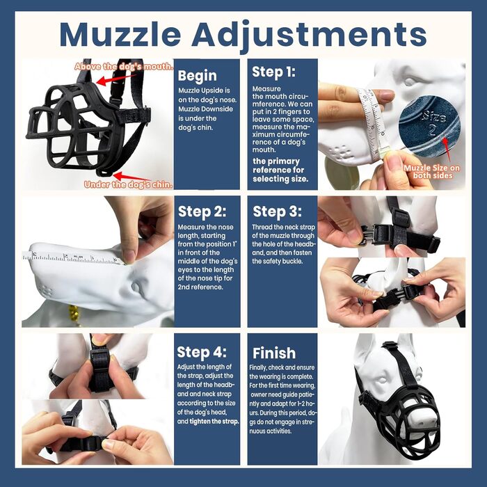 Майтка для собак: зручна, дихаюча, для дресирування та грумінгу. Розмір 6