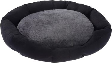 Крісло-лежанка для собак Octagon, знімний та пральний чохол, чорний колір