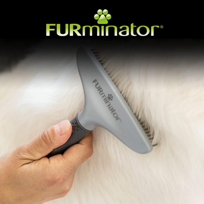 FURminator гребінець для довгошерстих собак та котів - щітка для профілактики ковтунів та сплутаного хутра, версія 2.0
