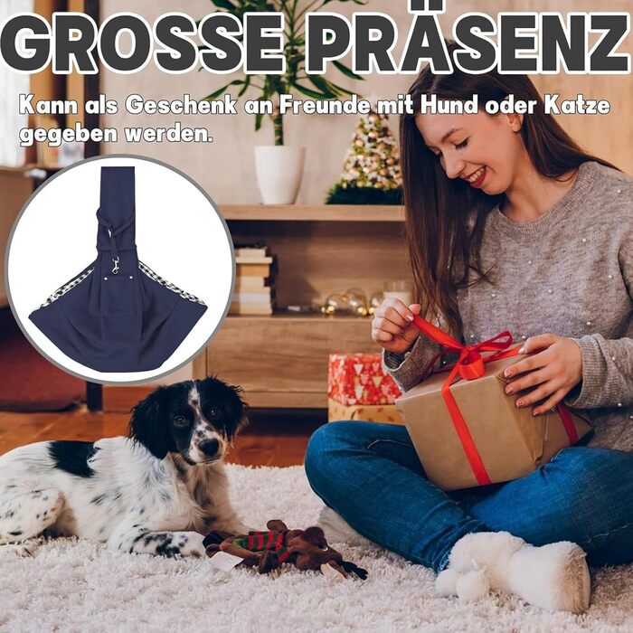 Сумка-переноска для собак та котів, блакитна: зручна переноска для маленьких та середніх тварин, ідеальна для подорожей та прогулянок