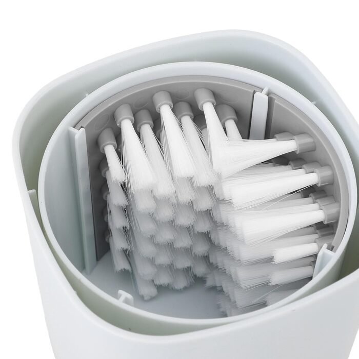 Електрична мийка для лап собак Fockety, автоматичний очищувач лап для цуценят, перезаряджається, білий, для собак та котів середніх розмірів