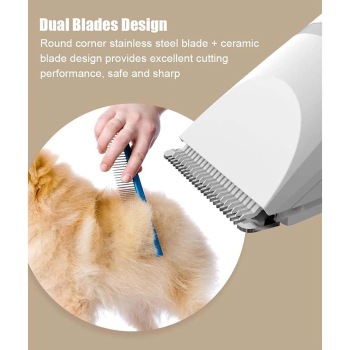 Мультитримм Про від Dr. Pfoten: 4-в-1 триммер для собак, вологостійкий IPX7, для догляду за лапами, вухами, обличчям та тілом