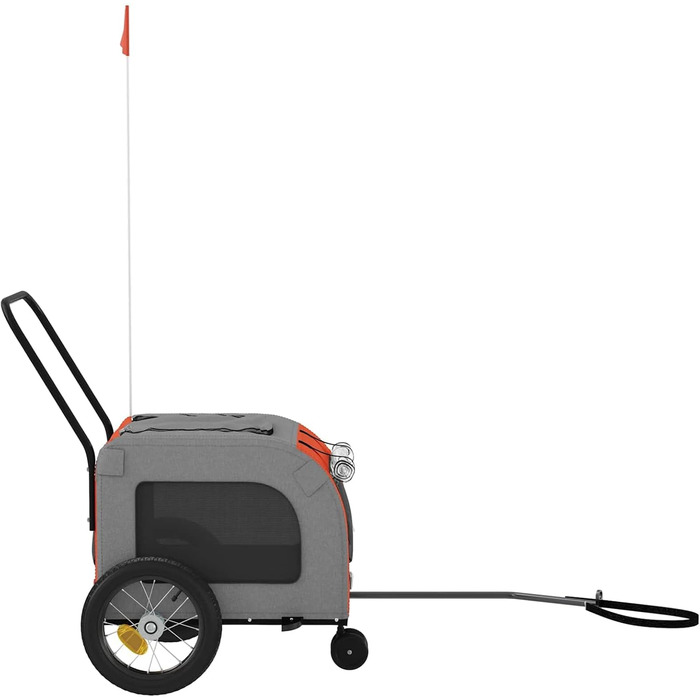 Фіксатор для велосипеда Oxford, оранжевий/сірий, для собак, модель 93844