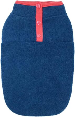 Флісовий пуловер для собак, тепла жилетка, одяг для собак, без рукавів, цуценята, зима, холодна погода, одяг для собак, пуловер для маленьких та середніх собак та котів (Зелений), Зелений (X-Small, блакитний)