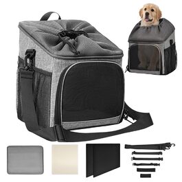 Корзина для тварин на велосипед, корзина для собак – знімна, легка, дихаюча, для перевезення тварин та продуктів