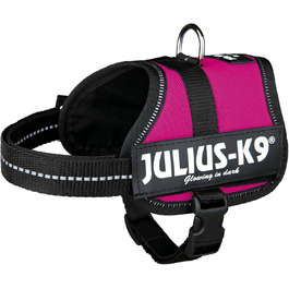 Шлея для собак Julius-K9 Power, розмір M/0, темно-рожева