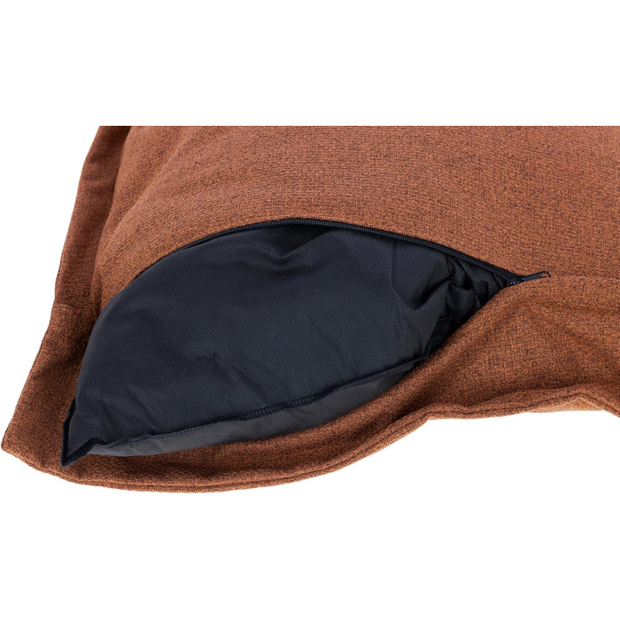 Матрац для собак Kerbl Oliver з піною з пам'яті, ортопедичний, для собак з проблемами суглобів, знімний чохол, виготовлено в Італії, коричневий, 80x50x8 см