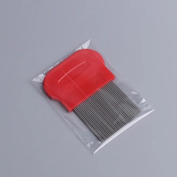 Щітка для собак, інструмент для догляду за шерстю, професійна щітка для собак (червона) 8x6x4 см