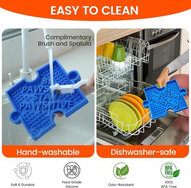 Іграшка-головоломка для собак та котів HowGo з 38+ присосками | Антиковзаюча, міцна іграшка-лабіринт з силікону без BPA | Зменшує нудьгу та тривогу (1 шт, Червоний) (2 Синій Жовтий)