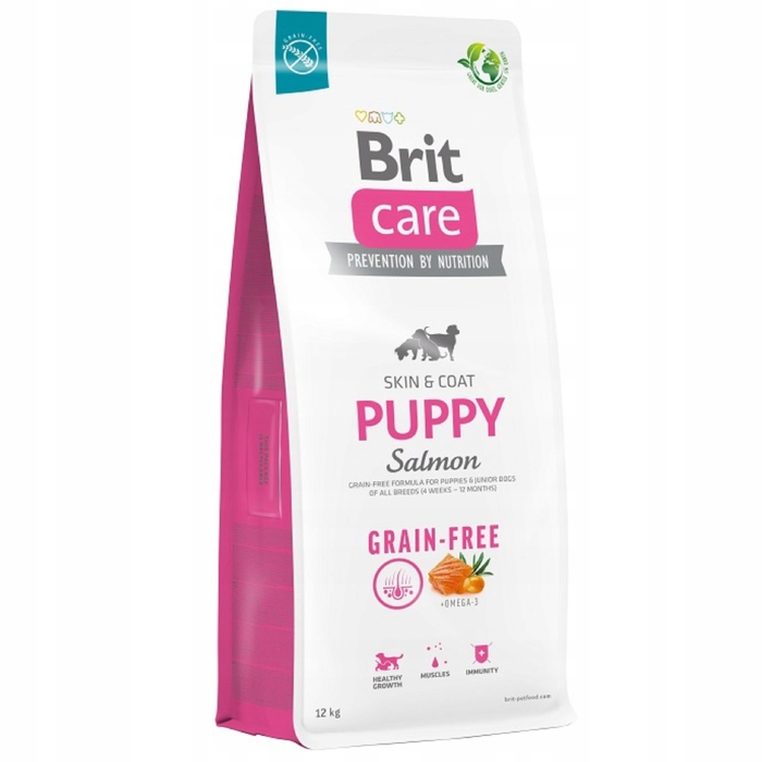 Корм для цуценят BRIT Puppy з лососем, 12 кг