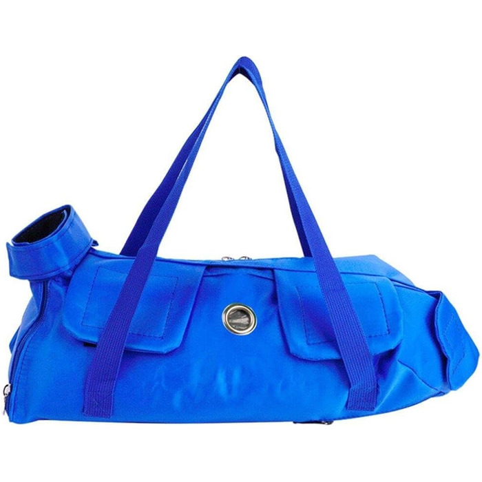 Транспортувальна сумка для собак та котів, дихаюча, з регулюванням, анти-подряпини та захист від укусів, для маленьких та середніх порід, блакитна