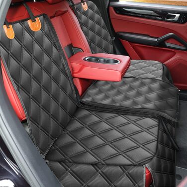 Захист для заднього сидіння автомобіля для собак KYG, водовідштовхувальний, знімний, сумісний з Isofix, 128x58x45 см