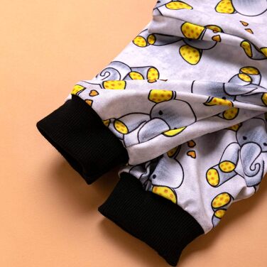 Піжама для великих собак LovinPet, рожевий принт, розмір M (XXX-Large, жовтий), обтислий крій