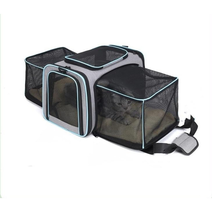 Транспортна сумка для котів та собак EBLIN, складна, до 8 кг, з регульованим ременем