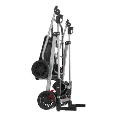 Візок для собак та котів, складаний, чорний, 50x60 см