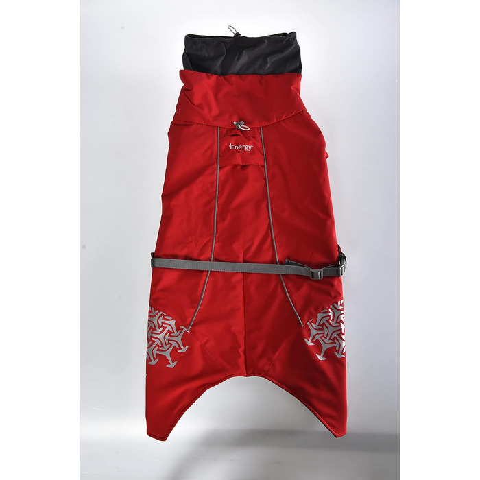 iEnergy™ Куртка для собак на зиму, тепла, легка та світловідбиваюча. Підходить для прогулянок та походів (Червоний, Середній) (XL)