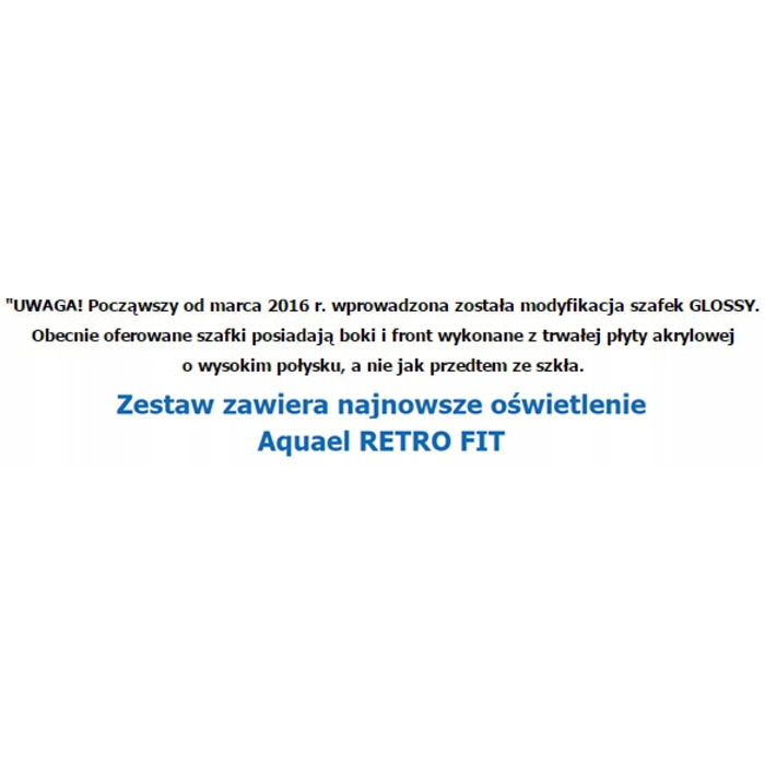 Тумба під акваріум Aquael Glossy ZD 100 x 40 x 72 см, біла