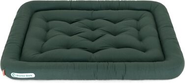 Ортопедична лежанка для собак Doctor Bark, 90x70 см, зелена, 95°C, гігієнічна, міцна та зручна