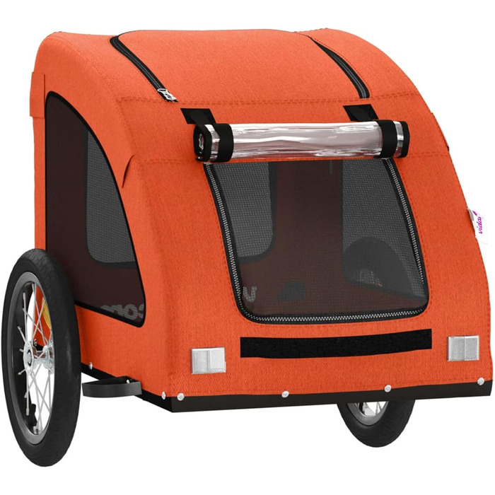 Трансформер для собак з металевим каркасом, Oxford-тканина, PVC-дах, вантажопідйомність до 45 кг, Оранжевий, Model93956
