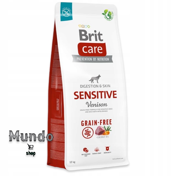 Корм для собак Brit Care Grain-Free Sensitive з олениною Karma, 3 кг