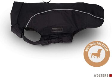 Водонепроникна куртка Wolters для такс, чорного кольору, розмір 40 см