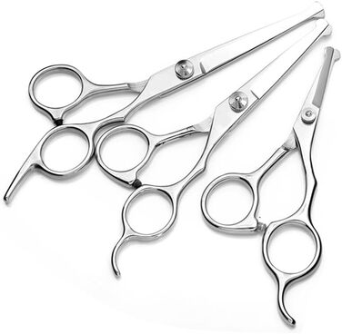 Набір для стрижки шерсті домашніх тварин: ножиці для грумінгу собак та котів з безпечними закругленими кінцями