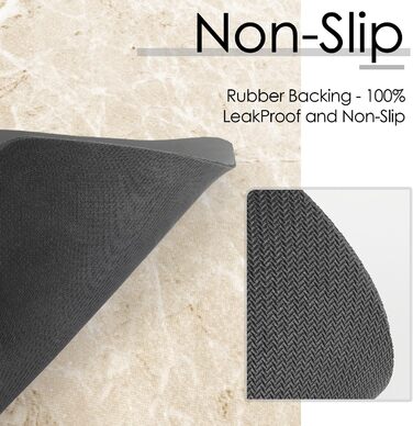 Килимок для годування собак та котів ThinkPet 60x40 см, силіконовий, неслизький, водонепроникний, сірий