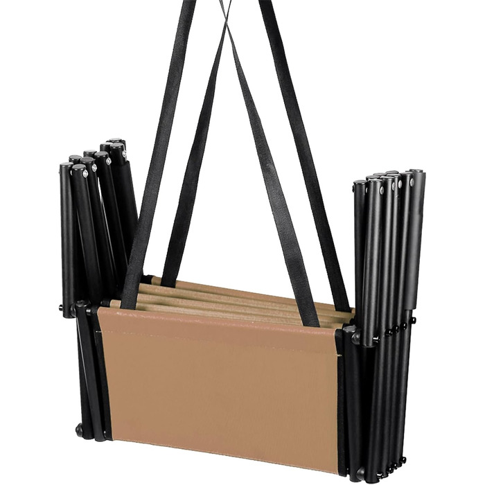 Рампа для собак Homewell - розкладна, до 70 кг, регульована, для маленьких, середніх та великих собак, легка у зберіганні (колір: коричневий)