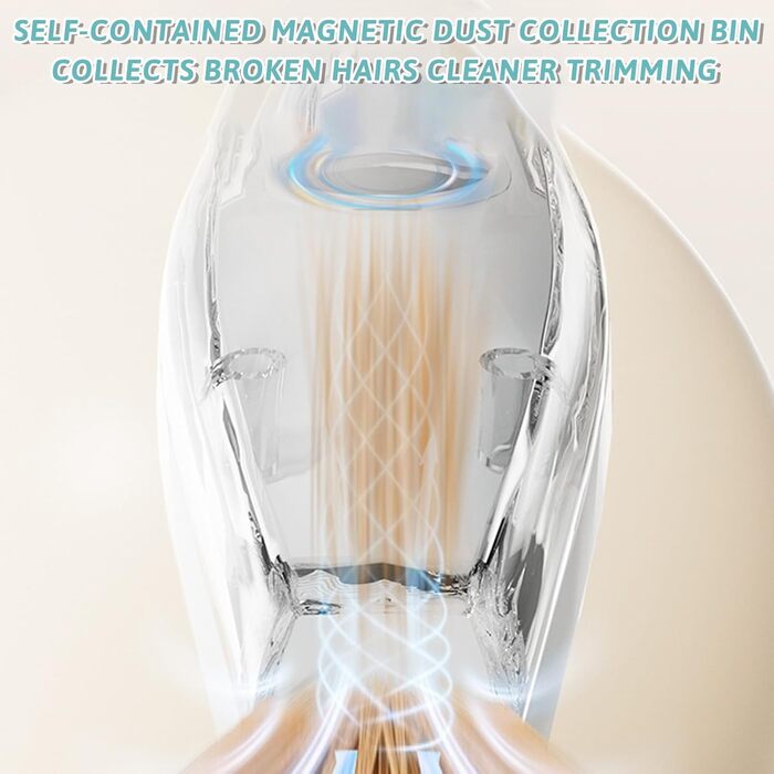 Професійний триммер для собак з пилососом та LED-підсвічуванням, для грумінгу лап, вух, обличчя. Підходить для собак та котів (Блакитний)