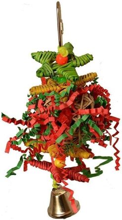 Іграшка для птахів Super Bird Creations Crinkle Little Star, різдвяна, 15,2 x 5,1 см